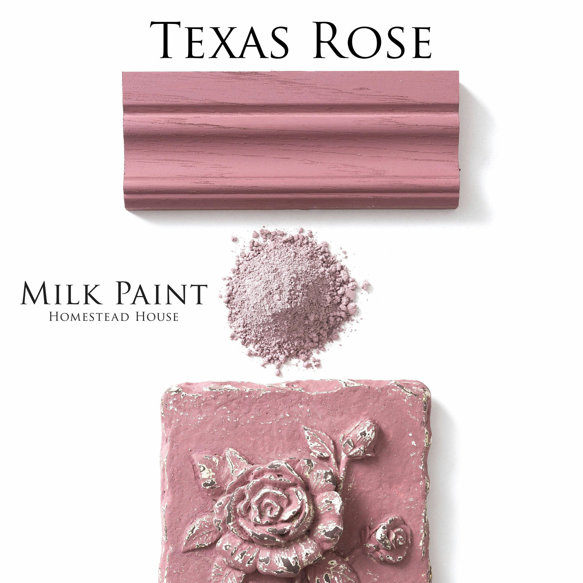 TEXAS ROSE - Homestead House - Milk Paint - Kaseinfärg - Mjölkfärg