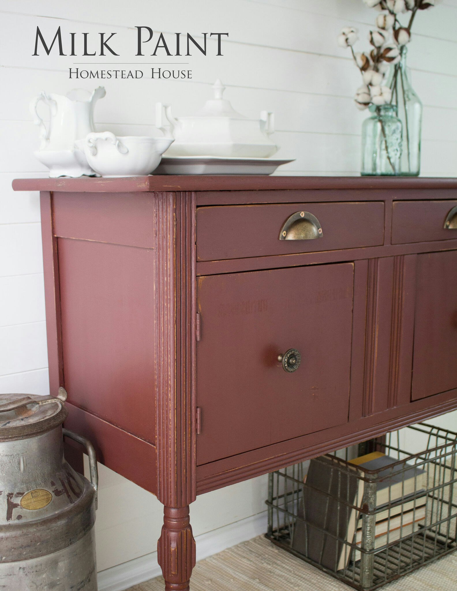 TRADING POST RED - Homestead House - Milk Paint - Kaseinfärg - Mjölkfärg