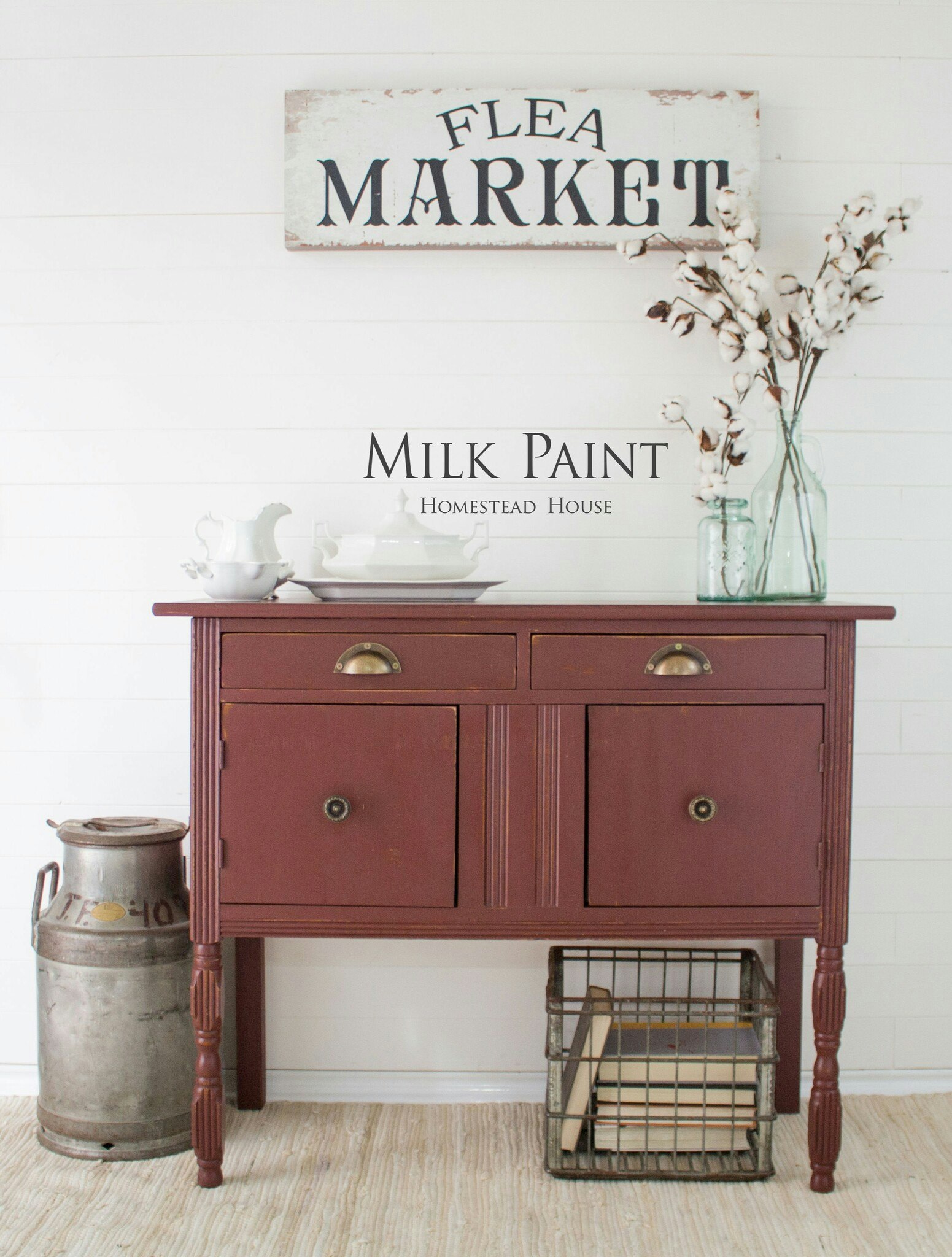 TRADING POST RED - Homestead House - Milk Paint - Kaseinfärg - Mjölkfärg