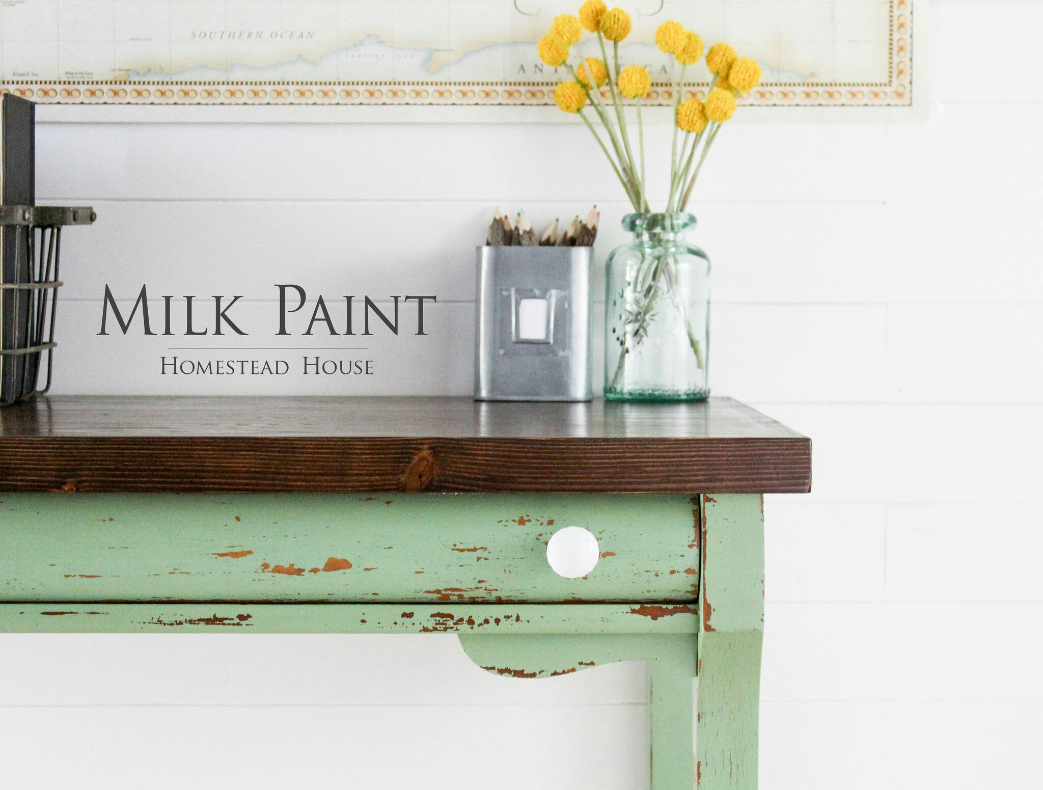 UPPER CANADA GREEN - Homestead House - Milk Paint - Kaseinfärg - Mjölkfärg