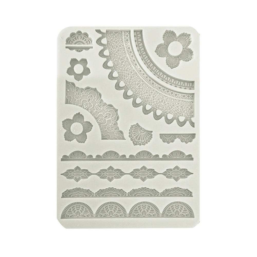 GJUTFORM - Stamperia Silikonform - LACE BORDER