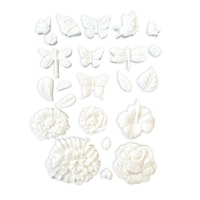 Stamperia - Silikonform - A5 (ca 14x21cm) - BUTTERFLIES & FLOWERS