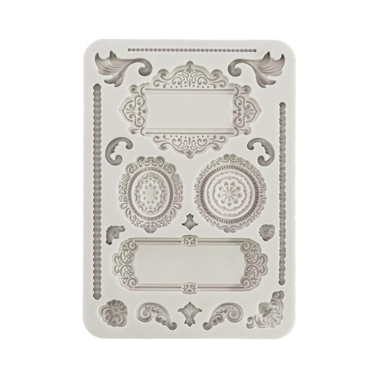 GJUTFORM - Stamperia Silikonform - FRAMES & PLATES