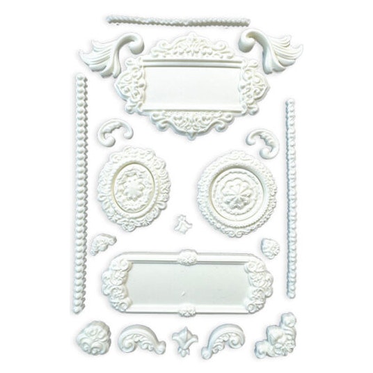 GJUTFORM - Stamperia Silikonform - FRAMES & PLATES