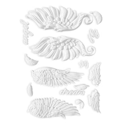 Stamperia - Silikonform - A5 (ca 14x21cm) - WINGS