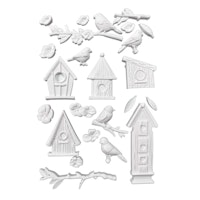 Stamperia - Silikonform - A5 (ca 14x21cm) - NESTS & BIRDS