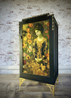 MINT - A1 Decoupagepapper (ca 59x84cm) - BATHED IN GOLD