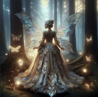 MINT - A1 Decoupagepapper (ca 59x84cm) - ENCHANTED GLOW