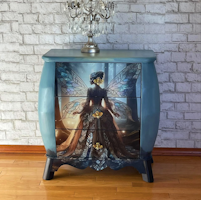MINT - A1 Decoupagepapper (ca 59x84cm) - ENCHANTED GLOW