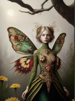 MINT - A1 Decoupagepapper (ca 59x84cm) - FOREST MUSE