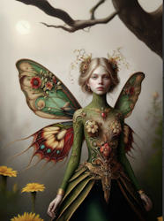 MINT - A1 Decoupagepapper (ca 59x84cm) - FOREST MUSE