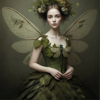 MINT - A1 Decoupagepapper (ca 59x84cm) - GREEN GRACE