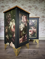 MINT - A1 Decoupagepapper (ca 59x84cm) - SHADOW GARDEN