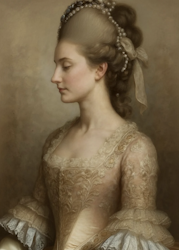 MINT - A1 Decoupagepapper (ca 59x84cm) - WHISPERS OF VERSAILLES