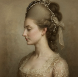 MINT - A1 Decoupagepapper (ca 59x84cm) - WHISPERS OF VERSAILLES