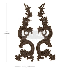 ReDesign - Décor Poly - Flexibla Ornament (2st) ca 17x6cm - SCROLL ENRICH