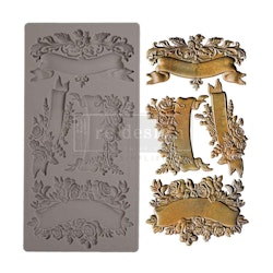 ReDesign Décor Moulds® - Silikonform - Blooming Banners (ca 13x25cm)