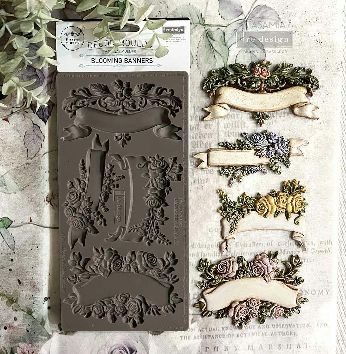 GJUTFORM - Re Design Décor Moulds - Silikonform - Blooming Banners