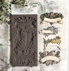 ReDesign Décor Moulds® - Silikonform - Blooming Banners (ca 13x25cm)