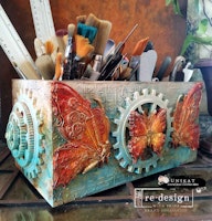 ReDesign Décor Moulds® - Silikonform - Steamflight Symphony (ca 13x25 cm)