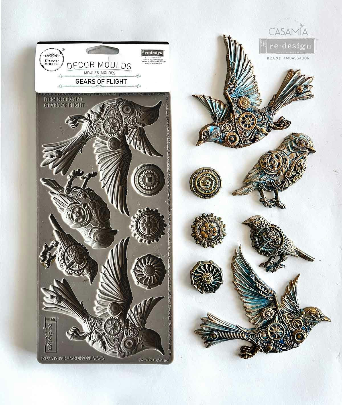 GJUTFORM - Re Design Décor Moulds - Silikonform - Gears of Flight