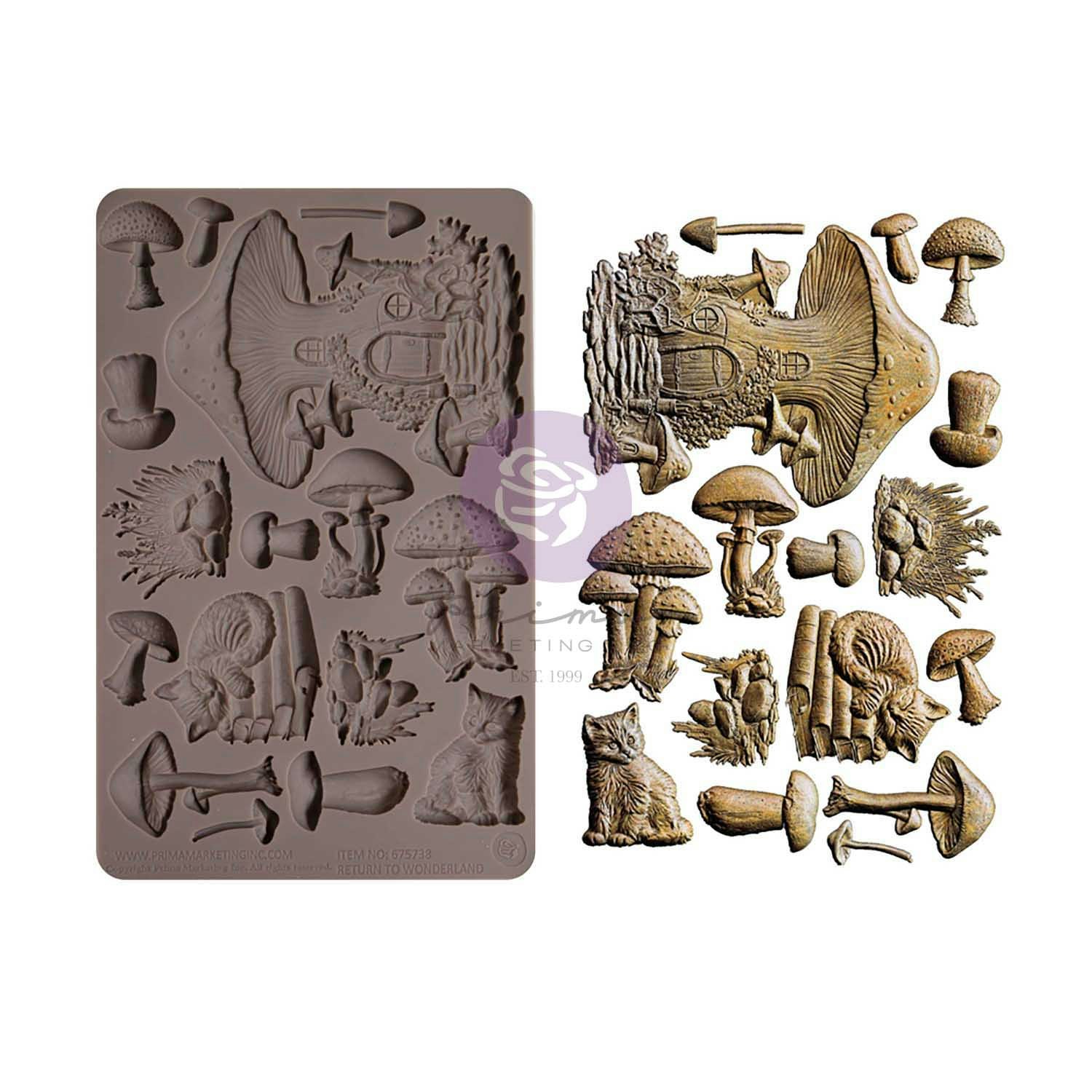 GJUTFORM - Re Design Décor Moulds - Silikonform - Fairyland Fungi