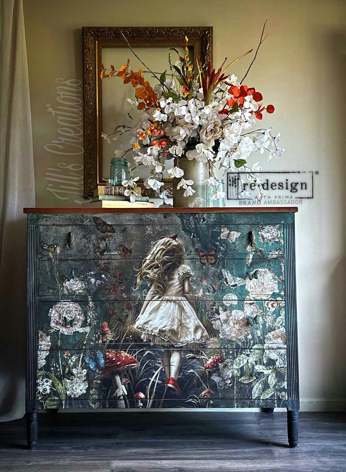 Re Design - A1 Decoupage Fiber Paper - Dreamlike Trails 59x84cm
