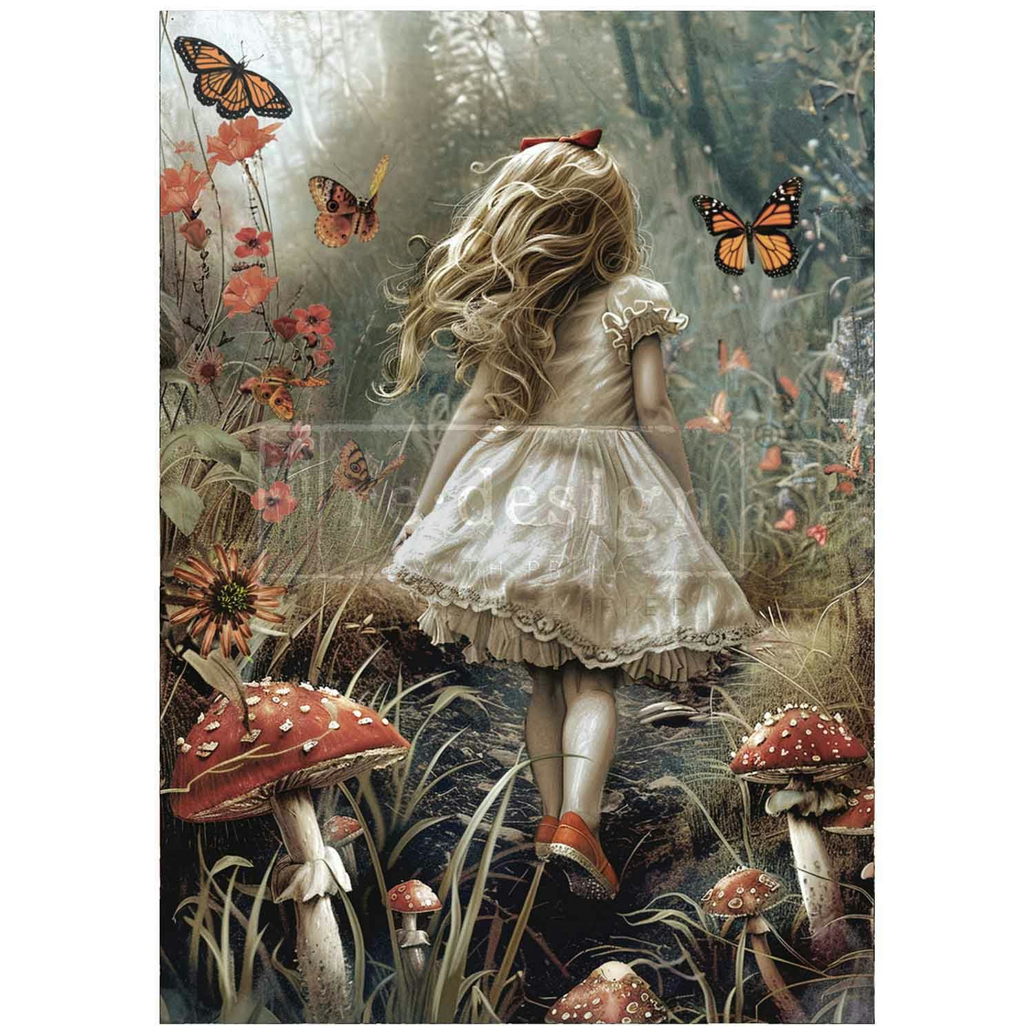 Re Design - A1 Decoupage Fiber Paper - Dreamlike Trails 59x84cm
