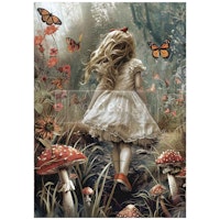 Re Design - A1 Decoupage Fiber Paper - Dreamlike Trails 59x84cm