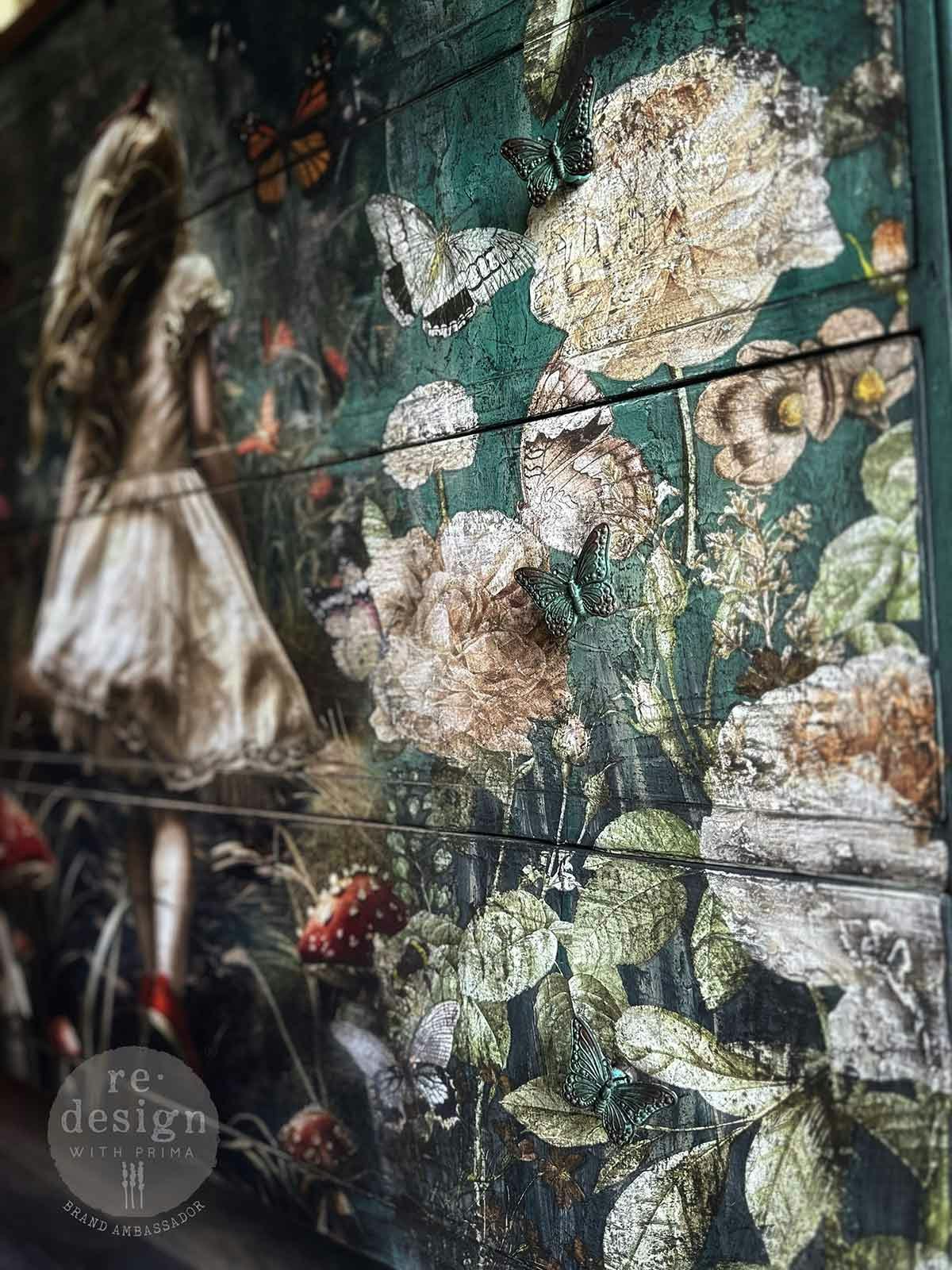 Re Design - A1 Decoupage Fiber Paper - Dreamlike Trails 59x84cm