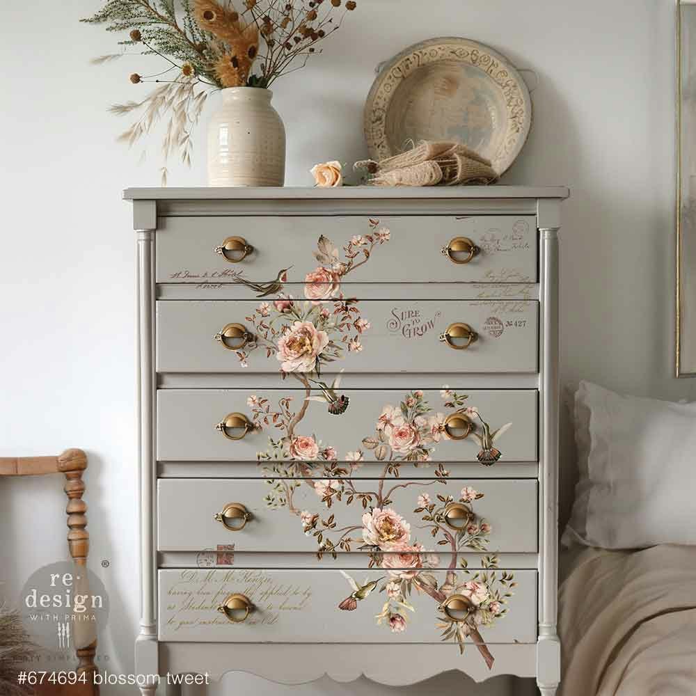 TRANSFERMOTIV - Re Design Décor Transfers - Blossom Tweet