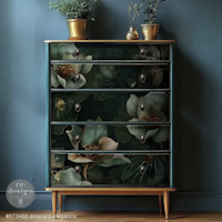 Re Design - A1 Decoupage Fiber Paper - Emerald Elegance 59x84cm