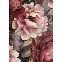 Re Design - A1 Decoupage Fiber Paper - Dreamy Rose Cascade 59x84cm