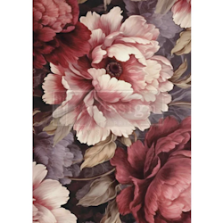 Re Design - A1 Decoupage Fiber Paper - Dreamy Rose Cascade 59x84cm