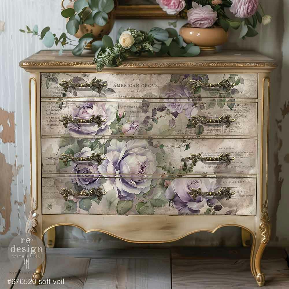 DECOUPAGE - Re Design - Decoupagepapper - Soft Veil