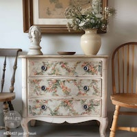 Re Design - Decoupage Fiber Paper - Jardin Fleuri 2-Pack  (49x76cm+A3)