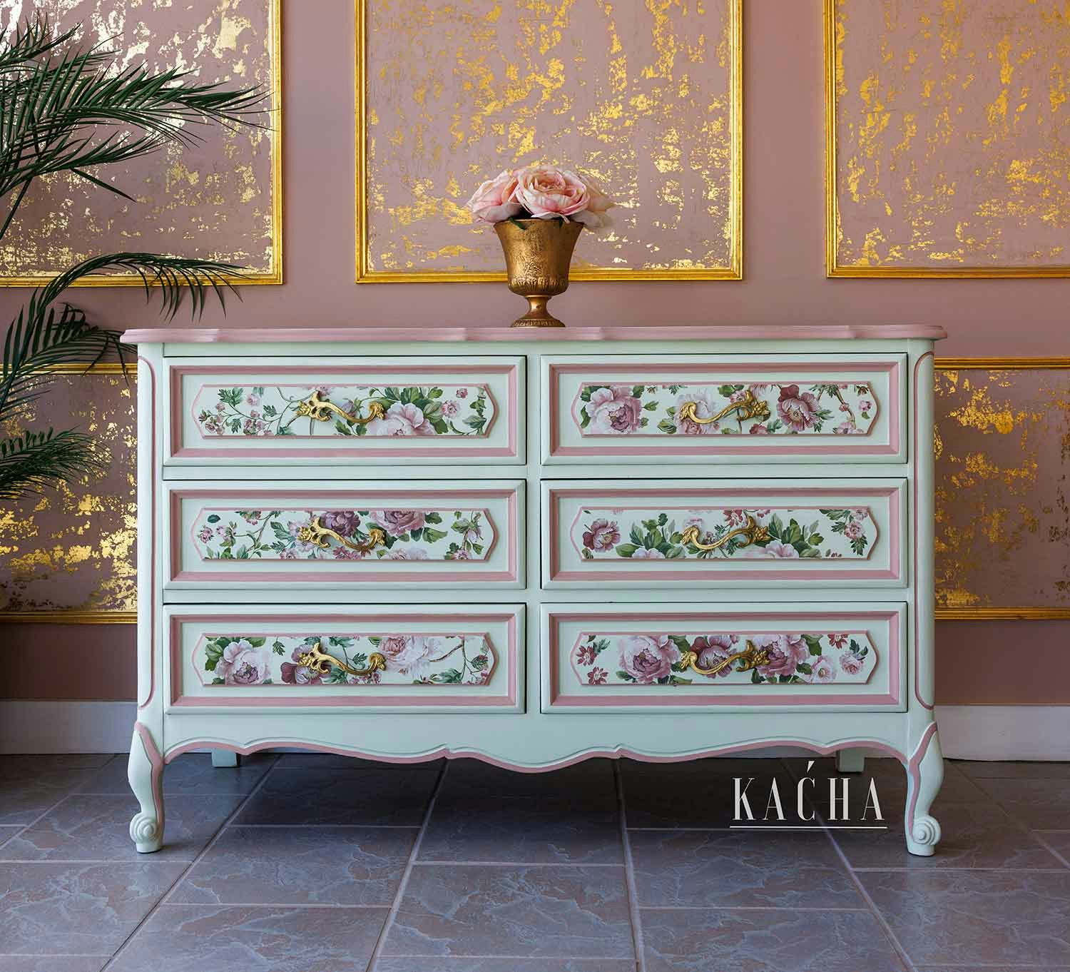 TRANSFERMOTIV - Re Design Décor Transfers - Blushing Blooms Symphony