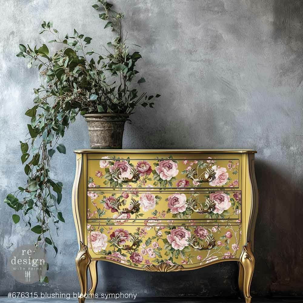 TRANSFERMOTIV - Re Design Décor Transfers - Blushing Blooms Symphony