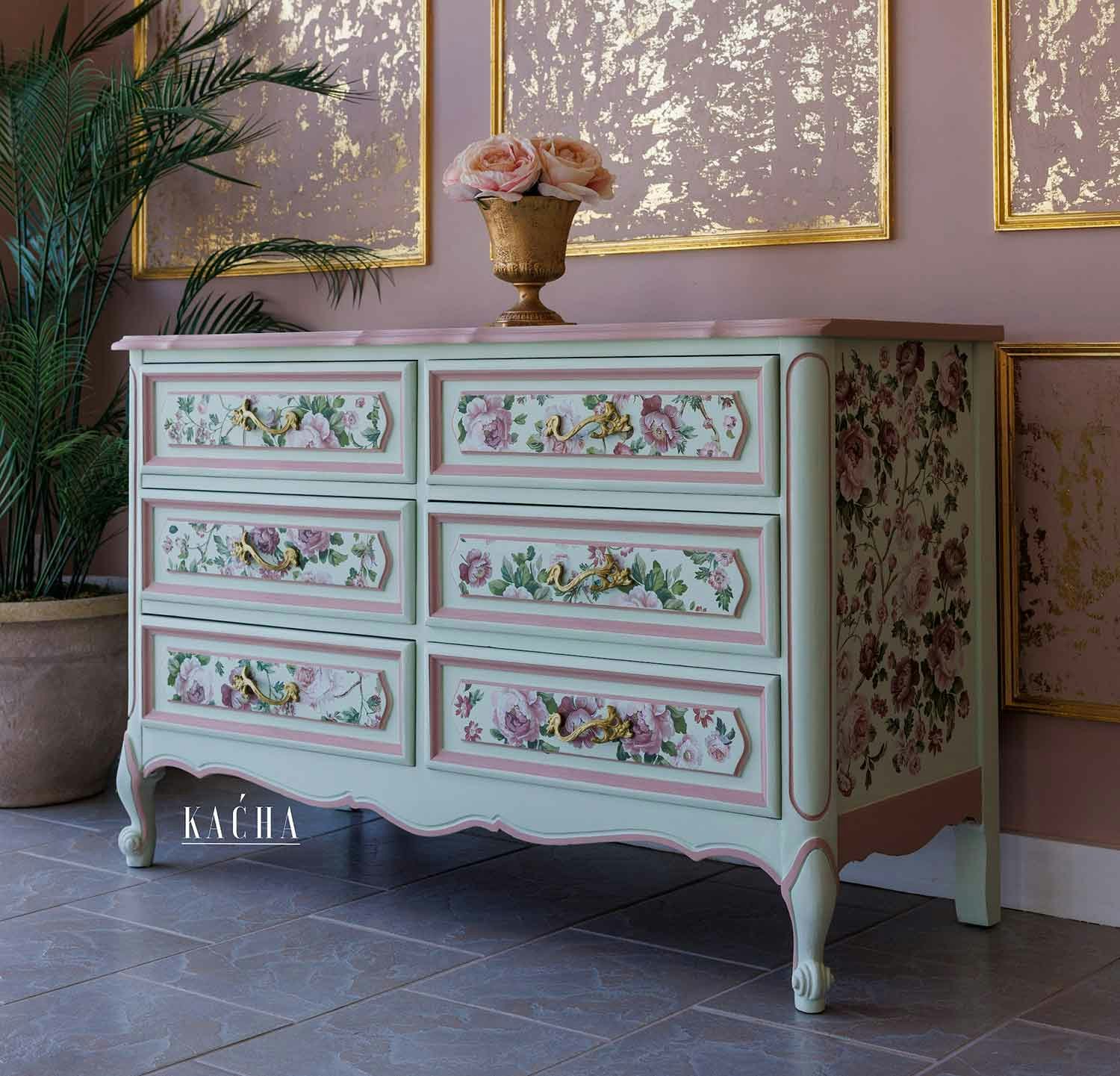 TRANSFERMOTIV - Re Design Décor Transfers - Blushing Blooms Symphony