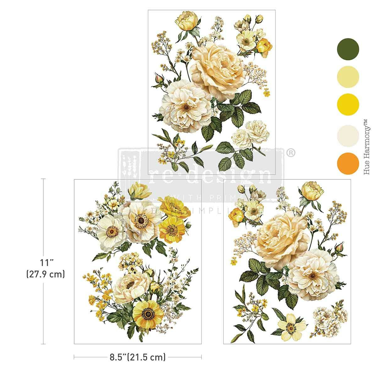 TRANSFERMOTIV - Re Design Décor Transfer - Yellow Bliss