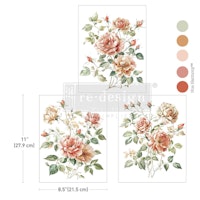 Re Design Décor Transfers®- Gentle Symphony - A4 (3-pack)