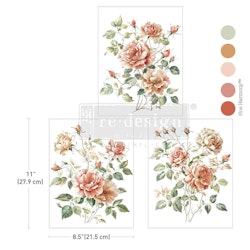 Re Design Décor Transfers®- Gentle Symphony - A4 (3-pack)