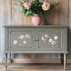Re Design Décor Transfers®- Creamy Blush Blooms - A4 (3-pack)