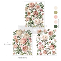 Re Design Décor Transfers®- Blush Blossoms - A4 (3-pack)