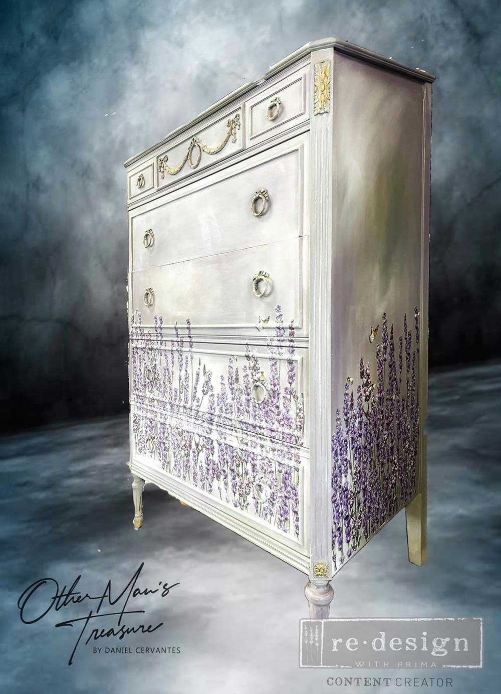 Re Design Décor Transfers® - Champs de Lavende ca 61x89cm