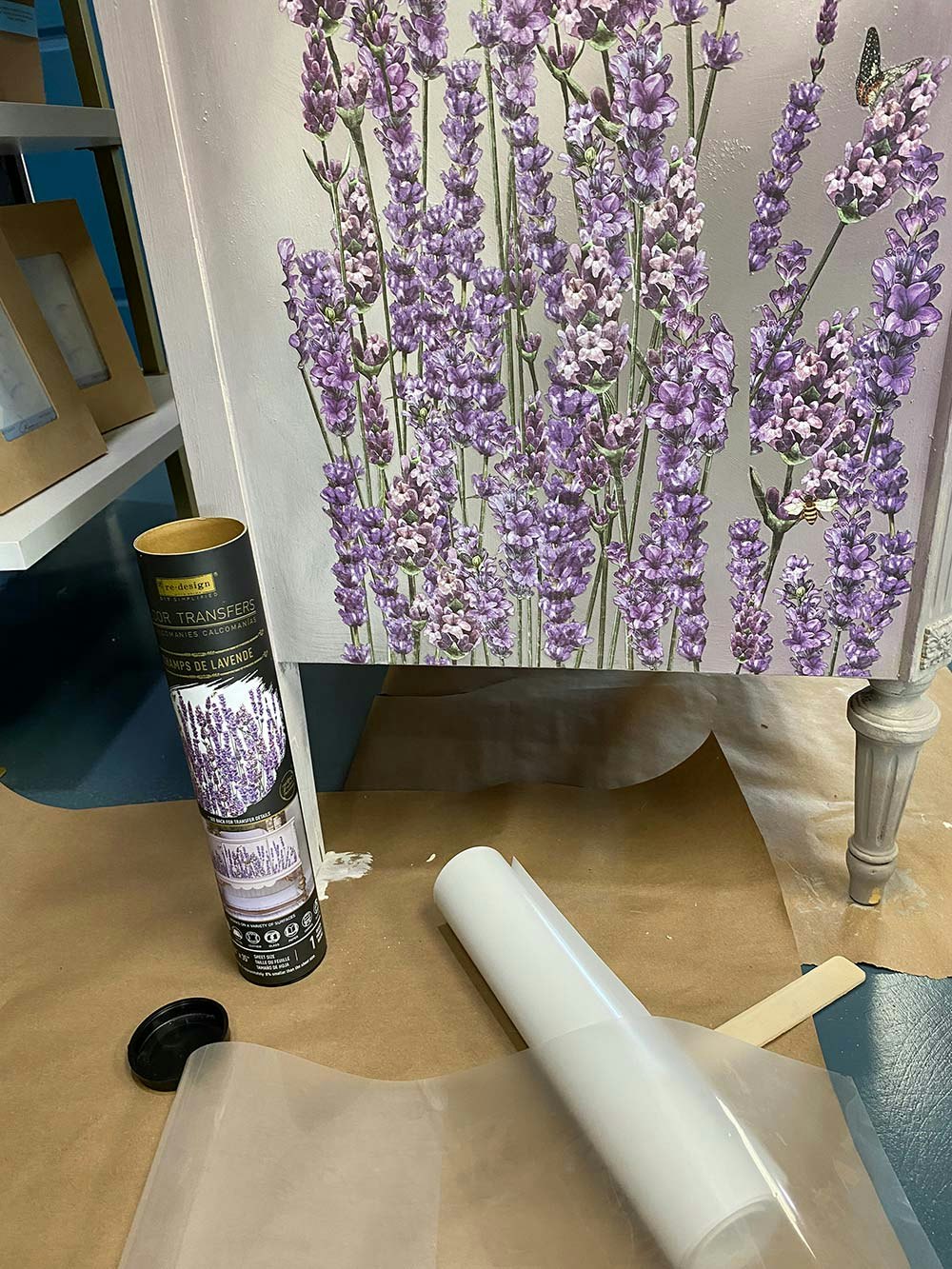 Re Design Décor Transfers® - Champs de Lavende ca 61x89cm