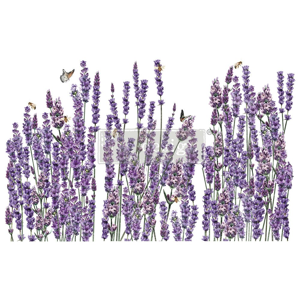 Re Design Décor Transfers® - Champs de Lavende ca 61x89cm