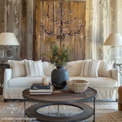 Re Design Décor Transfers® - Antler Chandelier ca 61x89cm