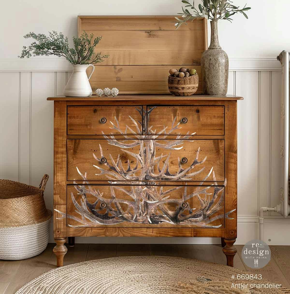 TRANSFERMOTIV - Re Design Décor Transfer - Antler Chandelier