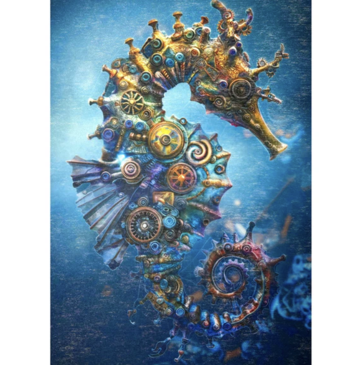 DECOUPAGE - Re Design - A3 Decoupagepapper - Steampunk Wilderness